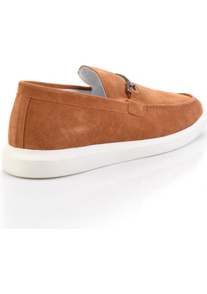 Taba Hakiki Deri Erkek Loafer Ayakkabı E01011032802 modelleri