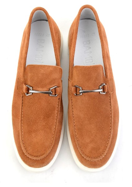 Taba Hakiki Deri Erkek Loafer Ayakkabı E01011032802 fırsatları