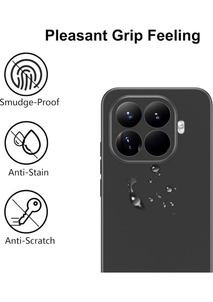 Xiaomi 15T Pro Uyumlu Silikon Kılıf - Kamera Korumalı Esnek Pastel Renk Kapak - Lacivert fırsatları