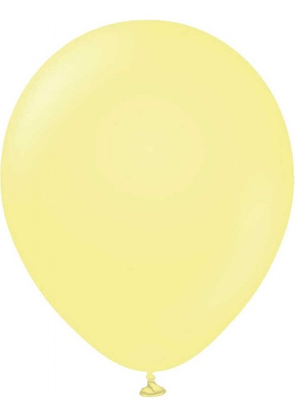 Balon Düz 12inc(Jojo Balloons)Makaron Sarı Vanilya PK:100