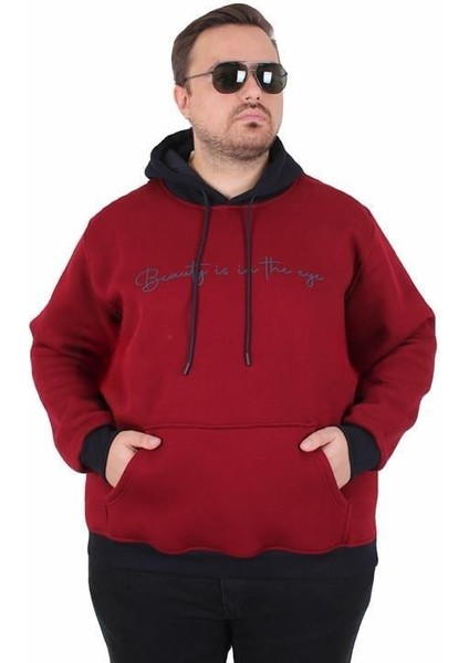 Büyük Beden Kapüşonlu 3ip Sweat Beauty 25714 Murdum