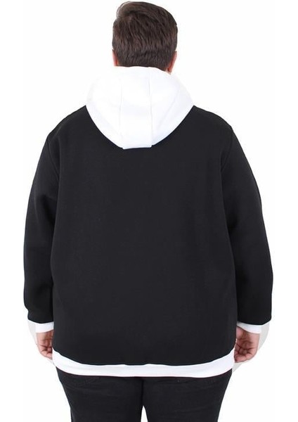 Büyük Beden Kapüşonlu 3ip Sweat Beauty 25714 Sıyah fiyatları