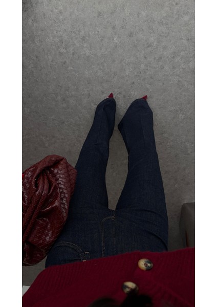 Rins Yıkama Koyu Ispanyol Jean fırsatları