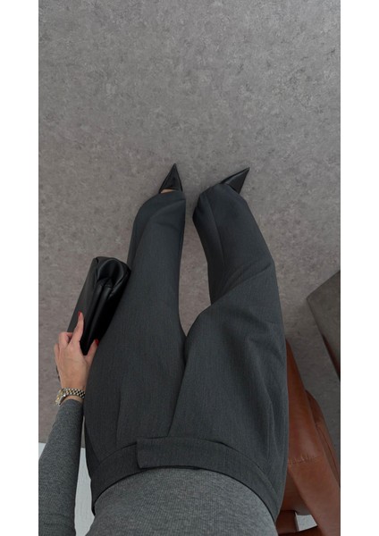 Çapraz Kemerli Antrasit Premium Pantolon fiyatları