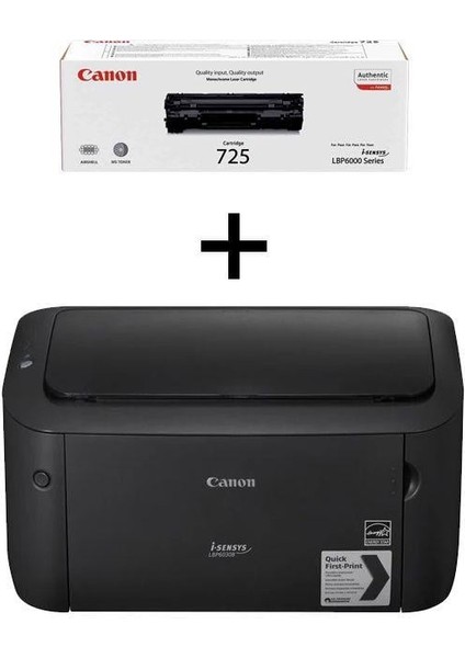 Mono Laser Yazıcı LBP6030B + Toner Siyah