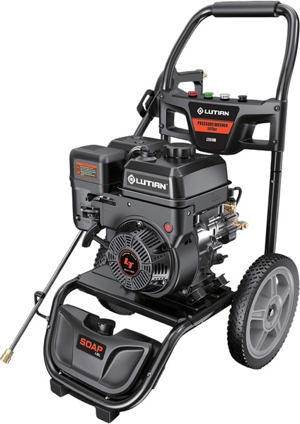 Lutian LT810B - Endüstriyel Benzinli 207 Bar Yüksek Basınçlı Oto Yıkama Makinası 7 Hp