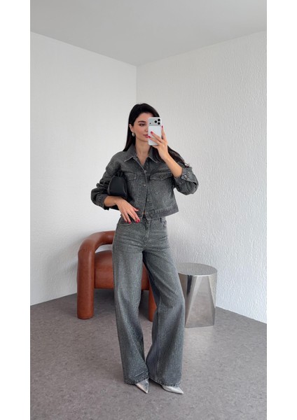 Taşlı Lüx Jean