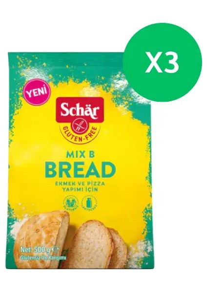 Mix B Glutensiz Un 500GR (3 Paket)