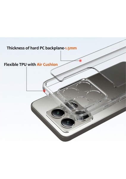 Xiaomi 15T Uyumlu Silikon Kılıf - Kamera Korumalı Esnek Pastel Renk Kapak - Şeffaf modelleri