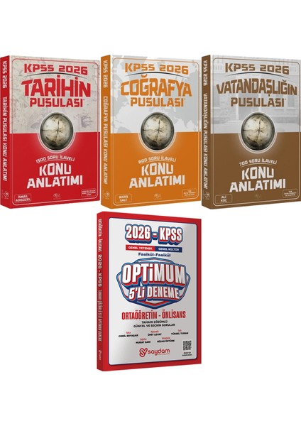 2026 Kpss Tarihin Coğrafya Vatandaşlığın Pusulası Konu - Optimum 5 Deneme