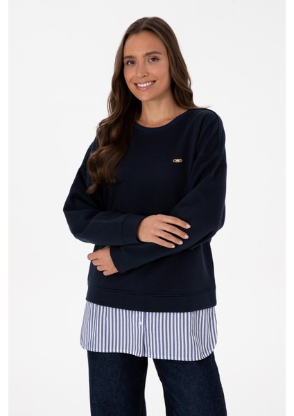 Kadın Lacivert Sweatshirt 50314211-VR033 modelleri