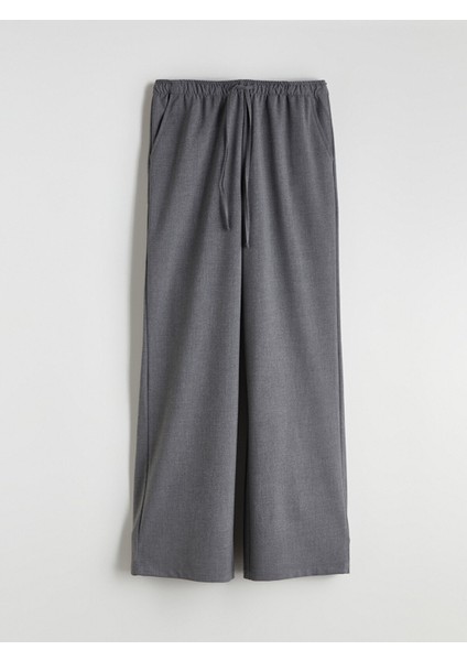 Yeni Sezon Beli Lastikli Geniş Paça Kadın Pantolon indirimleri