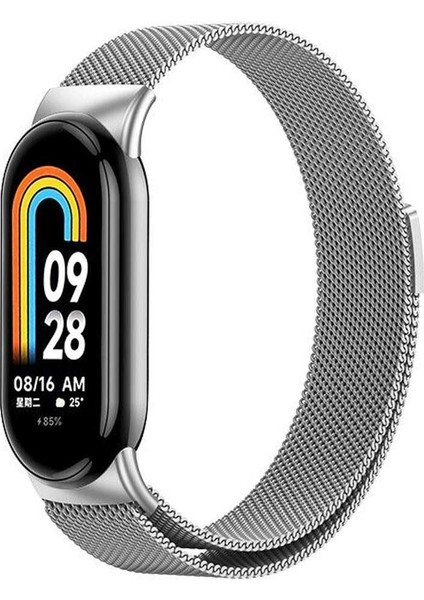 Xiaomi Mi Band 8 / 9 / 10 Milan Metal Hasır Kordon