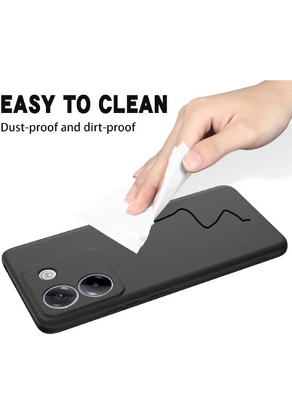 Poco M7 Pro Uyumlu Silikon Kılıf - Kamera Korumalı Esnek Pastel Renk Kapak - Gri modelleri