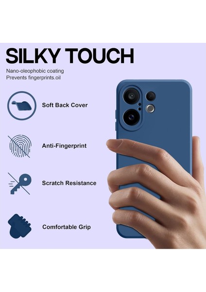 Vivo X200 Fe Uyumlu Silikon Kılıf - Kamera Korumalı Esnek Pastel Renk Kapak - Siyah fırsatları