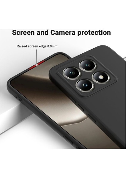 Xiaomi 15T Uyumlu Silikon Kılıf - Kamera Korumalı Esnek Pastel Renk Kapak - Lacivert modelleri