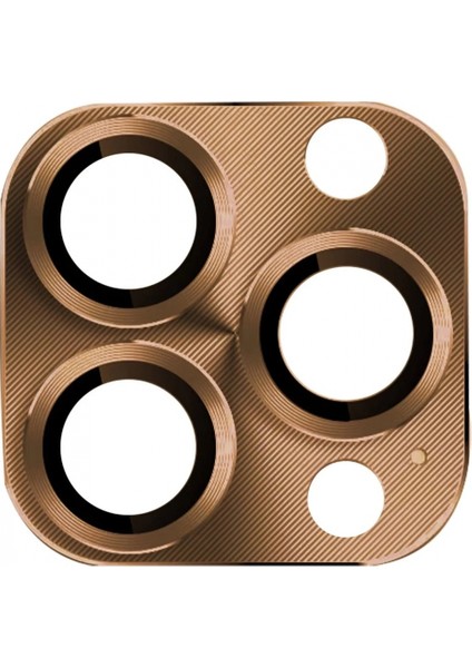 iPhone 16 Pro Max Pers Alüminyum Kamera Lens - Desert