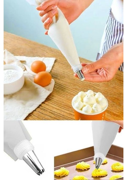 Krema Sıkma Seti 10 Parça modelleri
