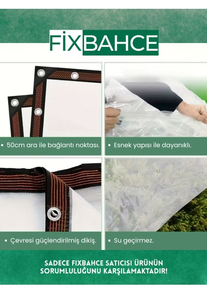 Fixbahçe 2MX4M Şeffaf Pvc Rüzgar,yağmur Geçirmez Mobilya Naylon Örtü fiyatları