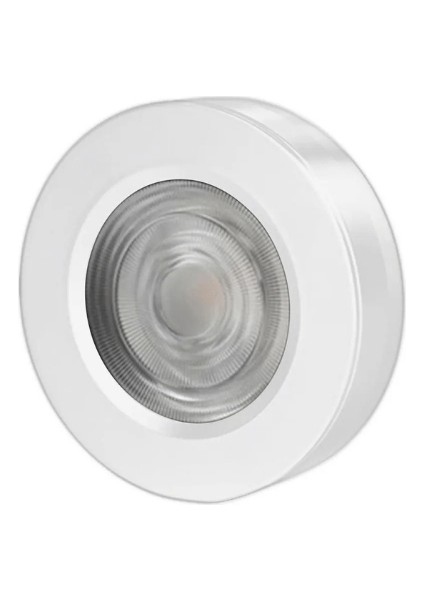 Ledenerji LED Spot Armatür 5W Beyaz Kasa 3000K Mini Sıva Üstü Yuvarlak Modern Aydınlatma