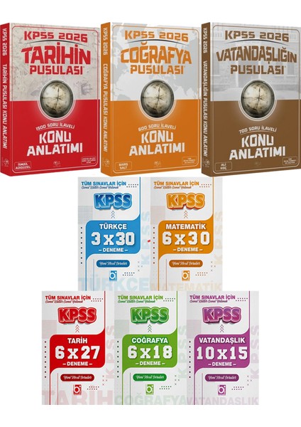 2026 Kpss Tarihin Coğrafya Vatandaşlığın Pusulası Konu - 5 Ders 31 Deneme