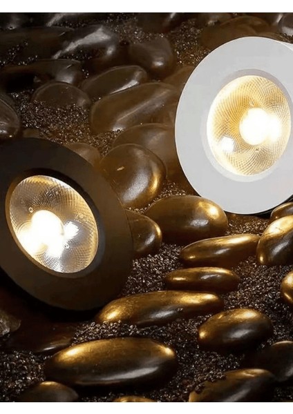 Ledenerji LED Spot Armatür 5W Beyaz Kasa 4000K Mini Sıva Üstü Yuvarlak Modern Aydınlatma modelleri