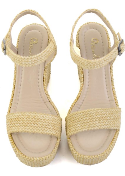 Bej Kadın Dolgu Topuklu Ayakkabı K05688950228 fırsatları