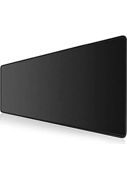 Xxxl 120*60 cm Game Oyuncu Dayanıklı Hassas Ergonomik Siyah Kaymaz Mouse Pad Kenar Dikişli Mousepad