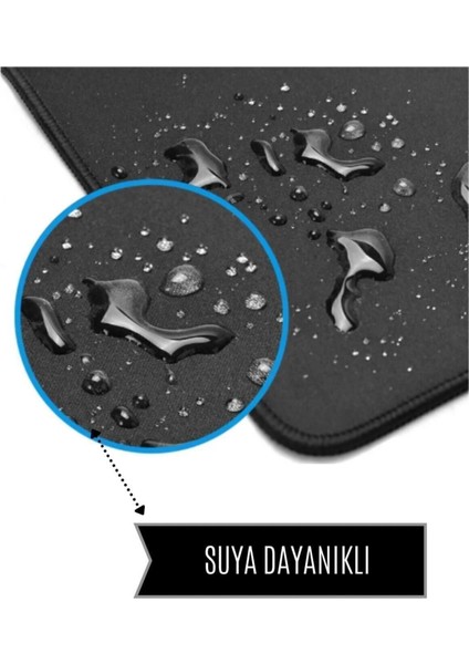 Xxxl 120*60 cm Game Oyuncu Dayanıklı Hassas Ergonomik Siyah Kaymaz Mouse Pad Kenar Dikişli Mousepad
