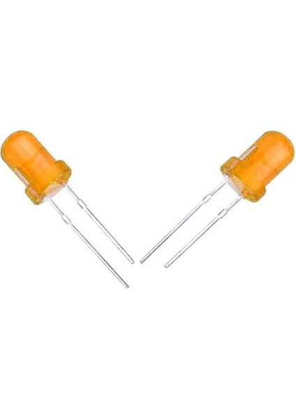 Halmet Mantar LED 5mm Turuncu