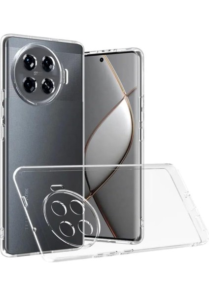 Tecno Spark 20 Pro Plus Uyumlu Şeffaf Silikon Kılıf - Kamera Korumalı Esnek Tam Koruma Kapak