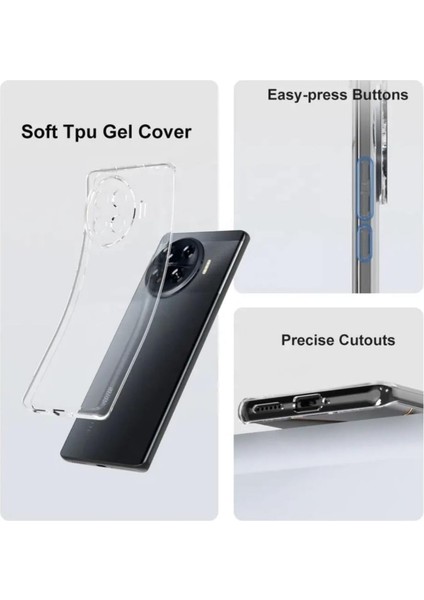 Tecno Spark 20 Pro Plus Uyumlu Şeffaf Silikon Kılıf - Kamera Korumalı Esnek Tam Koruma Kapak fırsatları