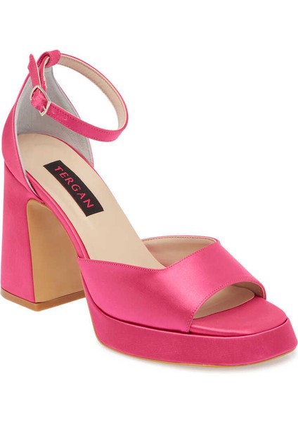 Pembe Tekstil Kadın Topuklu Ayakkabı - K23Y1AY66511-T4W