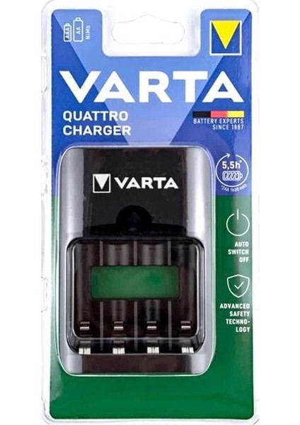 Quattro Charger Type-C Girişli 4'lü Aaa-Aa Nı-Mh Pil Şarj Cihazı modelleri