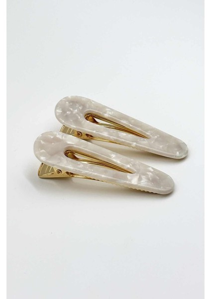 Kemik ve Metal Pens Toka No:4 Oval