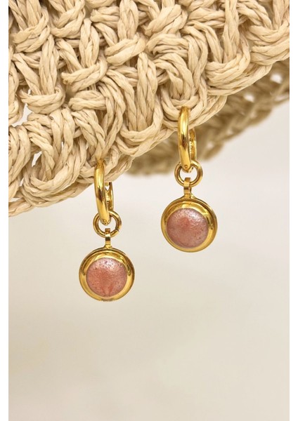 Rosée No:1 Altın Kaplama Küpe