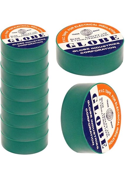 0.13MMX19MM Izole Bant 10'lu Yeşil