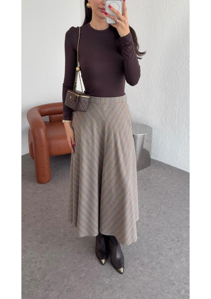 Ekoseli Etek modelleri