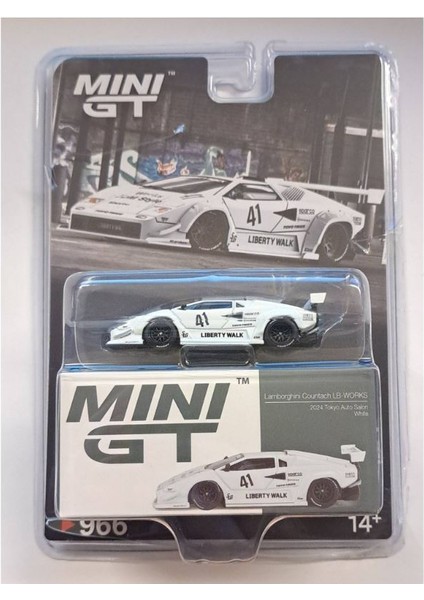 966 - Lamborghını Countach Lb Works Whıte Blister Pack