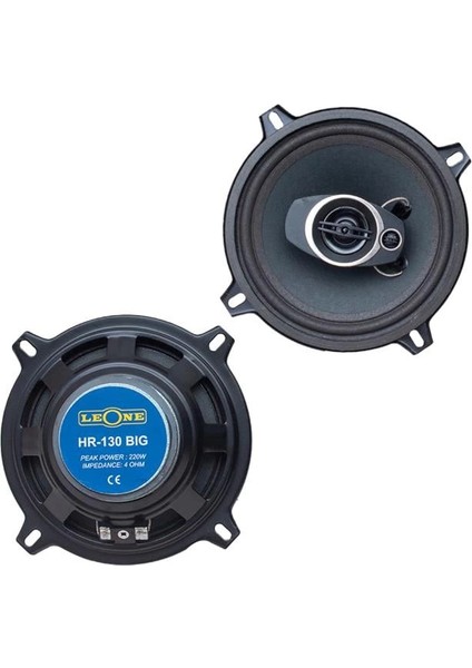 13 cm 220 Watt Max 110 Watt Rms 3 Yollu 2'li Hoparlör HR-130 Bıg fiyatları