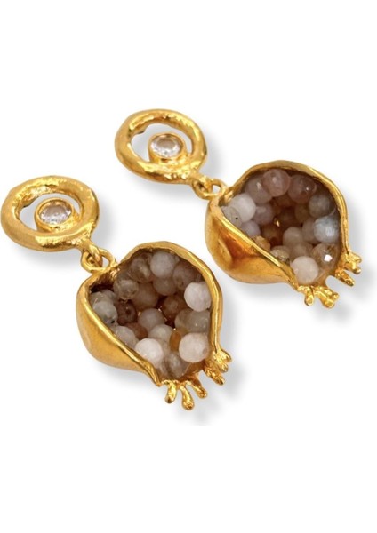 Stone Of Art No:2 Altın Kaplama Küpe fiyatları