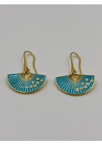 Yelpaze No:1 Altın Kaplama Küpe fırsatları