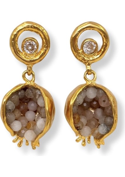 Stone Of Art No:2 Altın Kaplama Küpe fırsatları