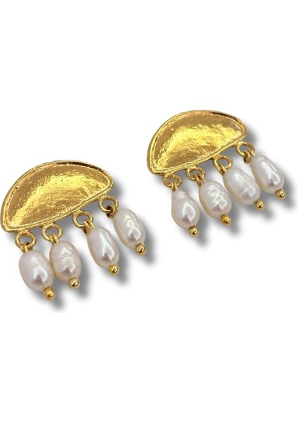 Return Of Light No:1 Altın Kaplama Küpe fiyatları