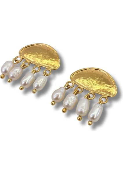 Return Of Light No:1 Altın Kaplama Küpe fırsatları