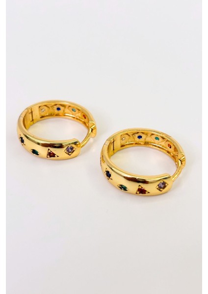 Mystic Flow No:2 Altın Kaplama Küpe fiyatları