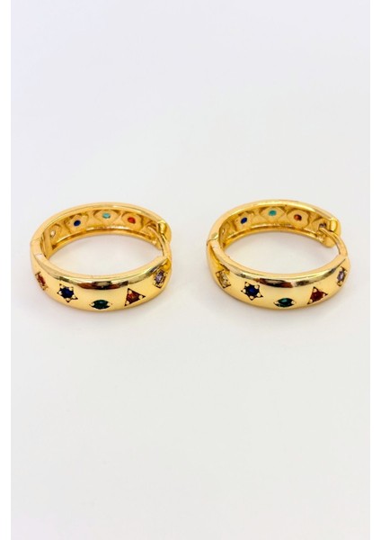 Mystic Flow No:2 Altın Kaplama Küpe fırsatları