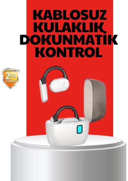 Kablosuz Bluetooth Kulaklık – Otomatik Eşleşme, Tek Tuş Kontrol, Stereo Ses