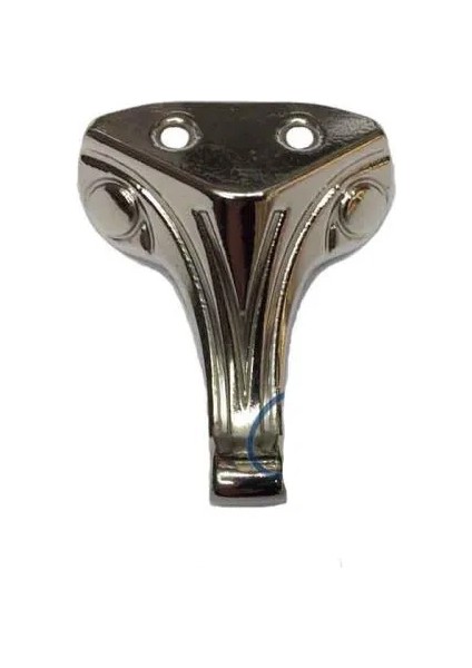 Mulvxkrg KRG02 Moda Ahşap Sandık Ayağı, Kutu Ayak 3,5 cm - Nikel, 50 Adet (Mulvix)