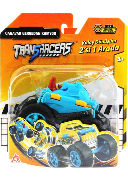 Transracers Dönüşen Araçlar Canavar Gergedan / Kamyon modelleri